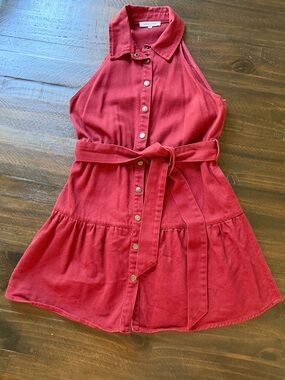 Maroon Sleeveless dress